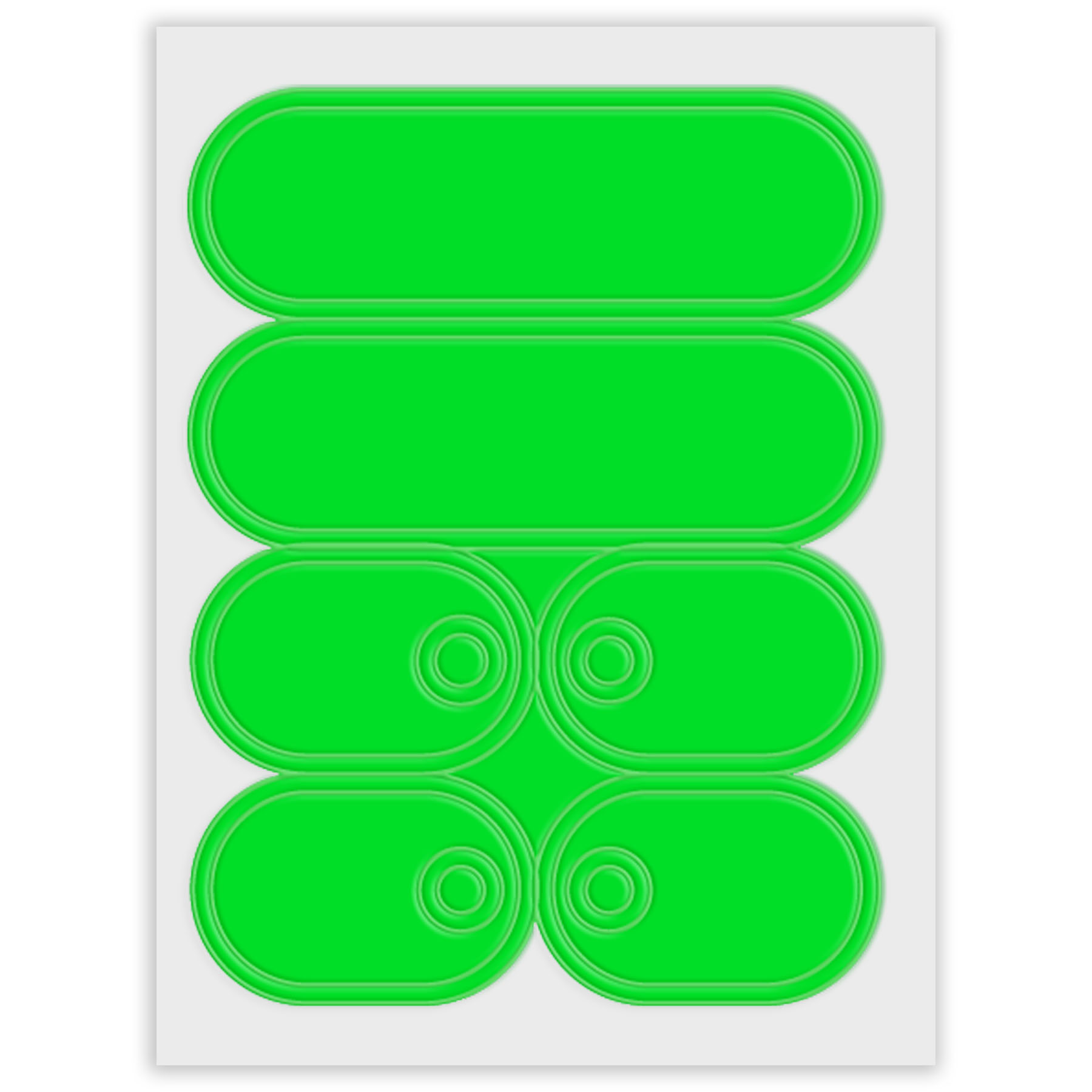 Fluorescent Green Blank